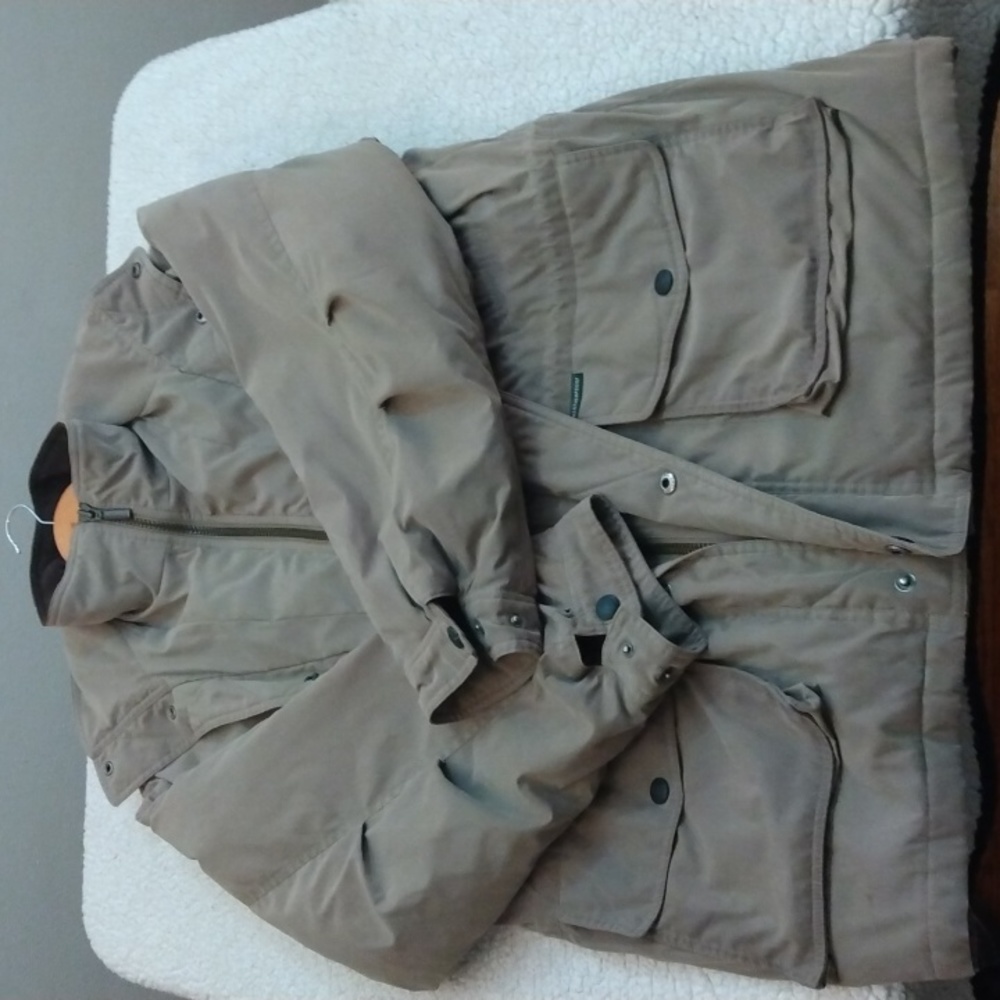 Weatherproof Tan Microfiber Fall/Winter Coat (Lar… - image 3